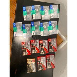 Lot of 16 NEW + SEALED Blank Cassette Tapes
